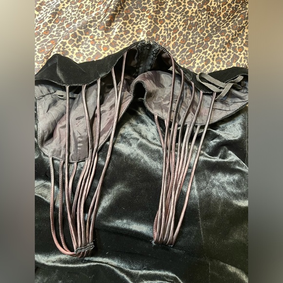 Vintage D.B.Y. Crushed Velvet Mini Dress - Picture 15 of 16